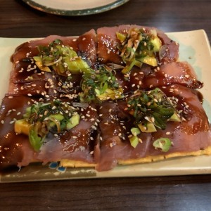 tostada de atun