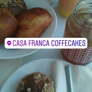 Napoleones de queso y acelga/ muffin de cambiar y te verde con te negro