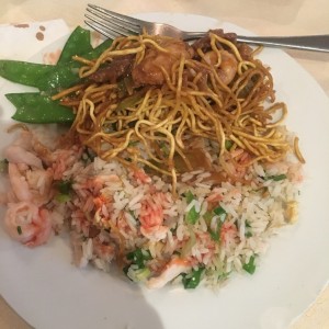 Arroz y fideos mixtos