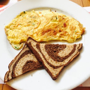 Omelette de vegetales
