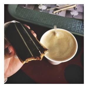 Ecler de chocolate y cafe