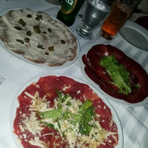 vitello tonato - bresaola - Carpaccio