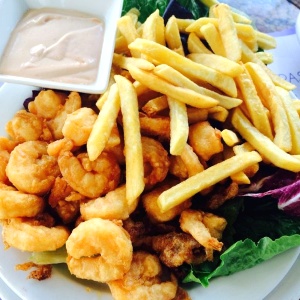 Camarones rebosados