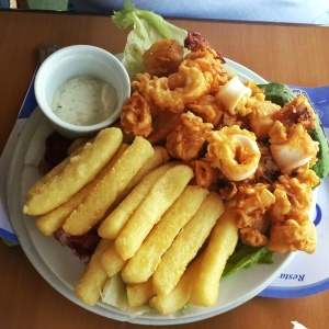 Calamares rebosados