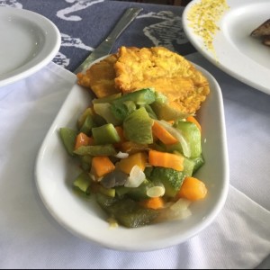 contorno del pargo a la plancha