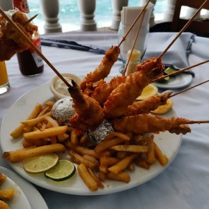 langostinos tempurizados