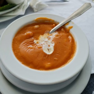 crema de camarones