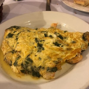tortilla espinaca con camarones seria 