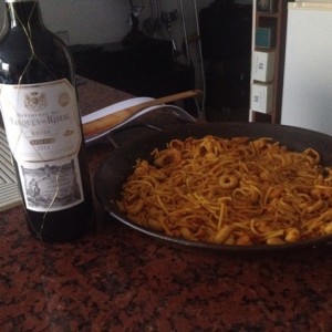 Fideguada (pedida para llevar en su paellera)