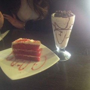 Merengada de brownie y Red Velvet