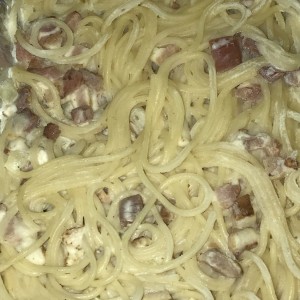vermicelli carbonara, buenos