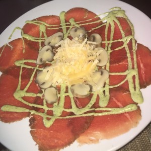 carpaccio de lomito