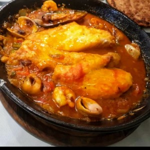 Mero con Salsa Marinera