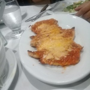 milanesa de pollo a la parmesana