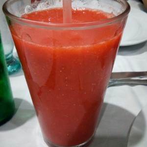 Batido de fresa