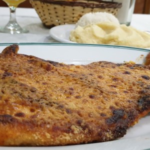 Milanesa de pollo a la parmesana