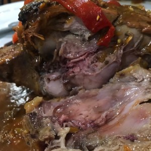 pierna de ternera al horno