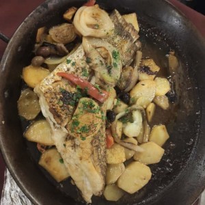 Cola de Mero al horno, ESPECTACULAR!!