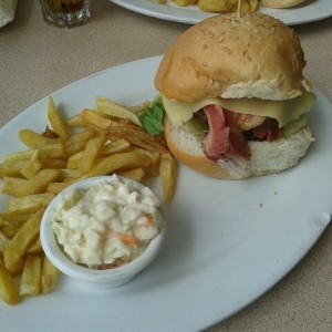 Bacon cheese burger