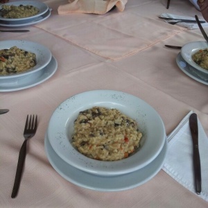 Risotto porto bello