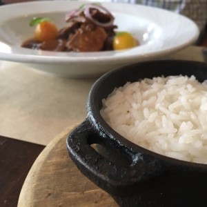 lengua con arroz jazmin
