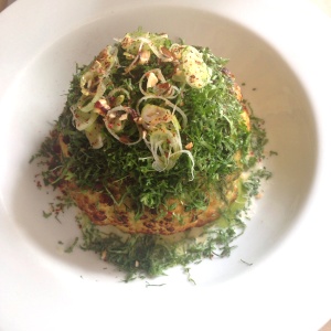 Coliflor gratinado 