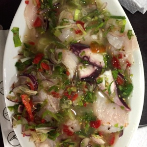 Ceviche Fujiyama, muy bueno!!!