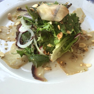 Carpaccio de pez espada 