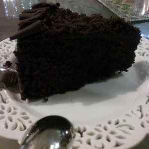 torta triple chocolate... la mejor que he probado