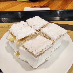 Milhoja de nata