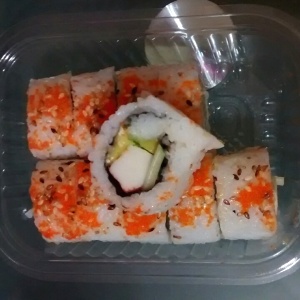 california roll para llevar