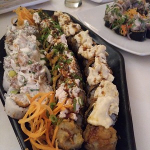 Vulcano roll, Hiroshima roll y Vulcano roll