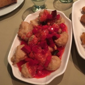 Pollo agridulce
