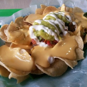 Nachos de carne molida