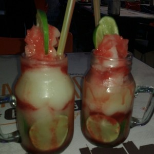 limonada frappe con granadina