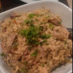 rissoto de mariscos exelente