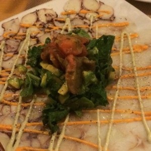 Carpaccio de mero