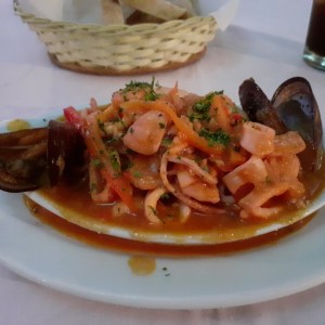 cazuela de mariscos