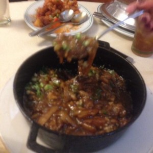 Cacerola de berenjenas con pollo