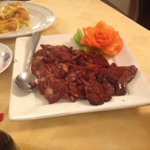 cerdo en salsa de miel