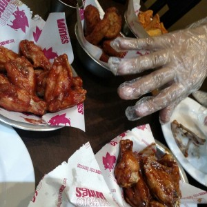 Buffalo wings bbq y buffalo mild
