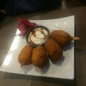 croquetas de cangrejo