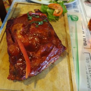 costilla de cerdo al horno