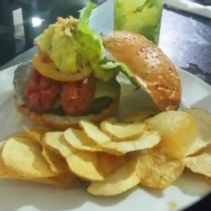 hamburguesa de chorizo 