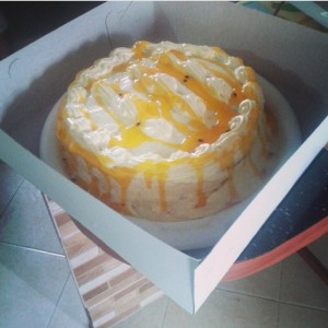 torta de parchita mi favorita.