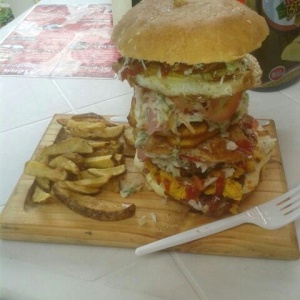 Hamburguesa trimardita