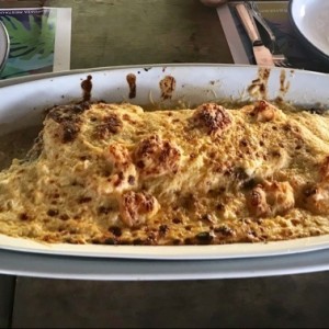 Pargo gratinado