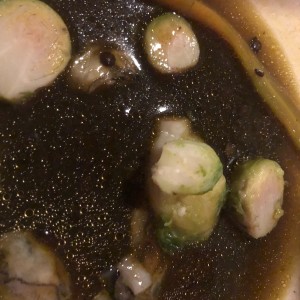 mejillones con colas de bruselas 