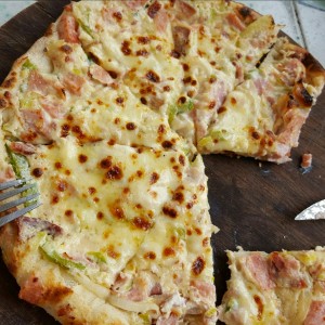 Pizza a la crema Festival