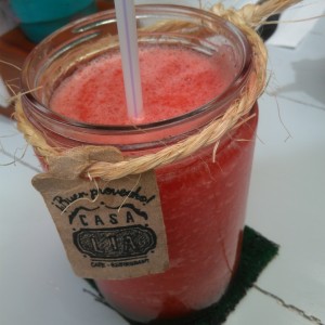 Jugo de fresa